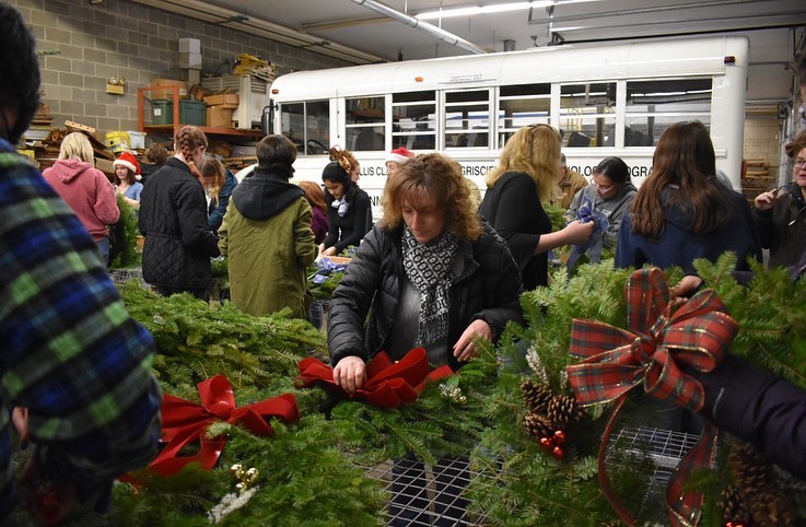 The Woodbury FFAs traditional alumni wreath-making event is just one of many traditional cold-weather events that wont happen as usual this year due to COVID-19.