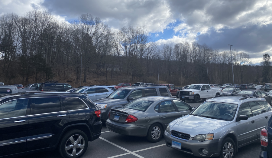 Nonnewaugs parking lot has been full for the first time since early 2020 thanks to the return to fully in-person learning.