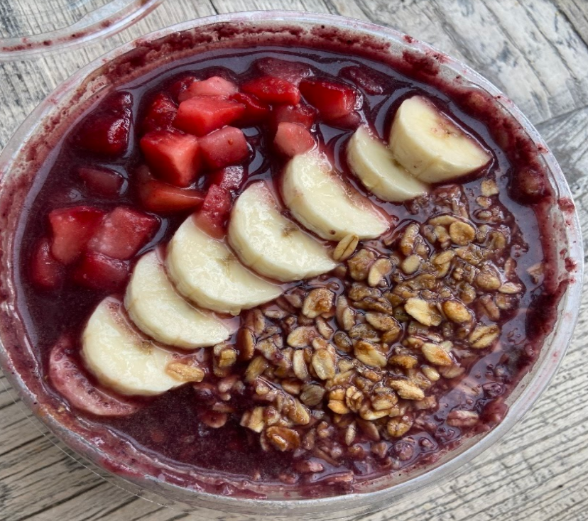 Wholesome food, like this acai bowl from Toast & Co. in Litchfield, can help improve a persons well-being.