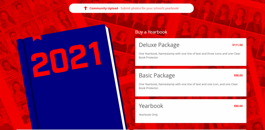 Nonnewaugs page on YearbookForever.com allows students to submit photos or order yearbooks.