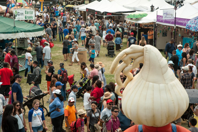 Caption: The Connecticut Garlic Festival is a prime example of a classic CT community experience that brings people together for an incredibly fun time. Using the power of garlic, as well as fun events and vendors, their Facebook page had this to say about the Garlic Festival--Join us for the area’s most unique festival, every Columbus Day Weekend at the Bethlehem Fairgrounds! Fresh garlic and farm produce, garlic specialty food vendors, crafts, garlic food court, garlic growing lectures, garlic cooking demonstrations, live entertainment, amusements, and plenty of samples make this a must for the garlic lover. 250+ vendors. Bring the kids, and your appetite!