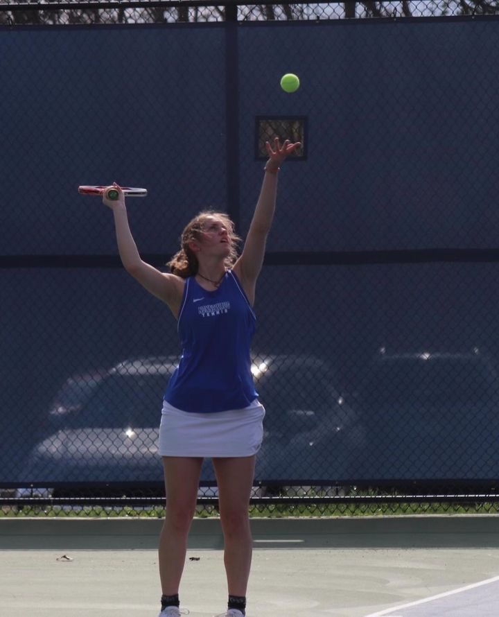 Senior Marley Baker is among several talented returning players who hope to lead the Nonnewaug girls tennis team to another BL title.