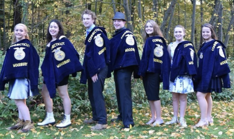 Pictured, last years FFA Chapter Officer Team that competed in Indianapolis. This years group features 38 FFA members whose trip will coincide with homecoming. 