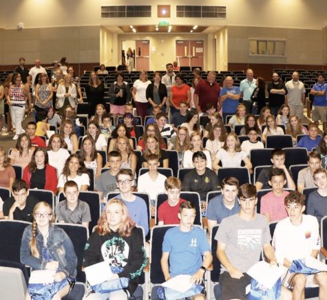 Time flies when there are constant changes. Nonnewaugs class of 2023 posed for a photo at freshman orientation in fall of 2019. Since the image was captured, the group of determined students have overcame many obstacles and challenges thrown their way. 