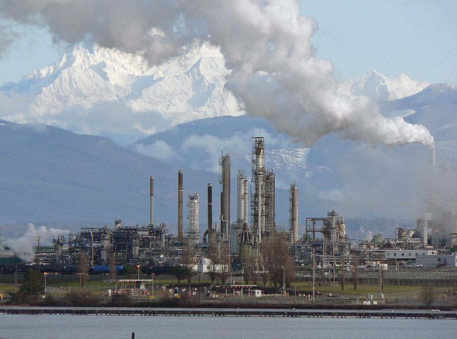 The Anacortes Refinery, used by Marathon Oil, is located in Anacortes, Washington.