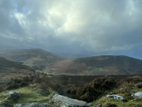 A December view of Wicklow Mountains, located in County Wicklow, Ireland.