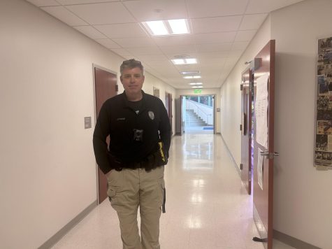 Nonnewaug School Resource Officer Chris OToole is always going around making sure the whole school is safe for the students and staff. (Jason Suess)