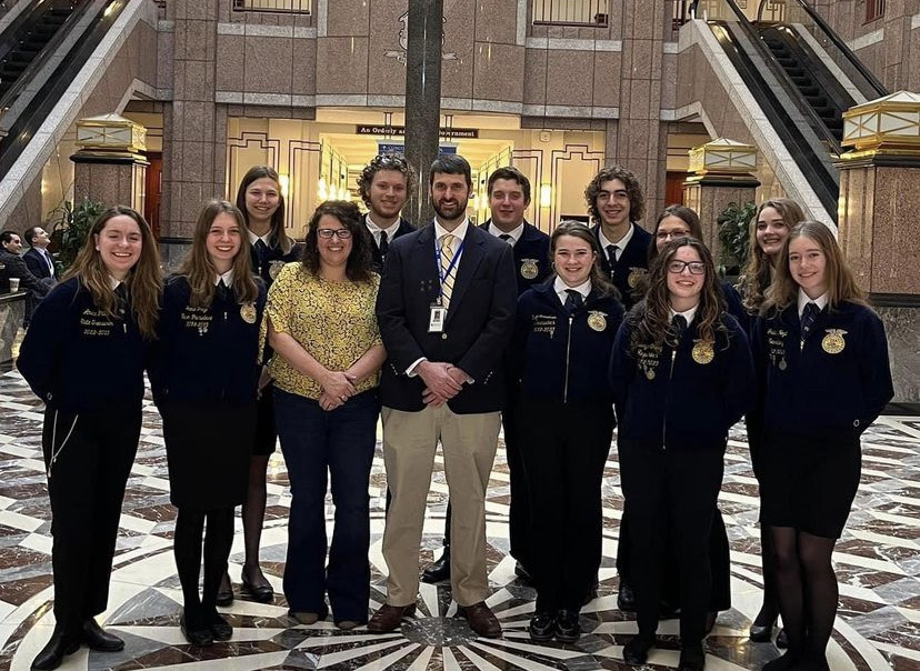Earlier this year FFA gathered together to advocate for program funding. 