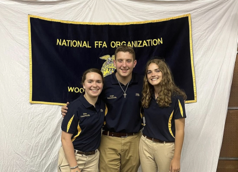 Senior State Officers Emelia Pillis, Joe Velky, and Danni Syrotiak have impressed the Region 14 community with their ability to balance a litany of responsibilities. 