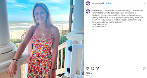 Many incoming college freshmen, like Samantha Conti, use Instagram to connect with other incoming freshmen to help choose a roommate.