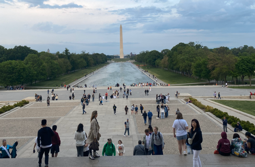 More than a dozen students visited Washington, D.C. at the of April as part of Woodbury FFA's floriculture and horticulture experience. (contributed)