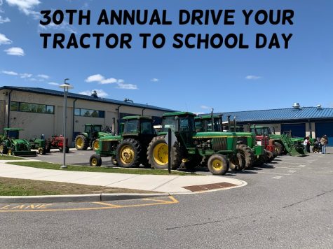 Annual drive your tractor to school day at Nonnewaug has an impressive turnout for spring of 2023. 