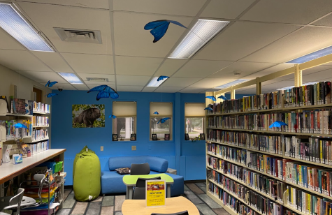 The Woodbury Public Library boasts a variety of creative displays. The most recent addition of decorations revolve around the upcoming, safari-themed Summer Reading Program.