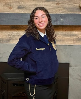 Junior Emma Bigman came in 3rd place at the Big E in her employment skills competition. This guaranteed her spot in the National FFA Convention, in Indianapolis Indiana where she’ll compete at the national level.