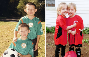 Twins Liam and Gavin Sandor, left, and Laila and Deme Jones have been playing sports together since they were little. Now that theyre in high school, they notice similarities and differences between their on- and off-field relationships.