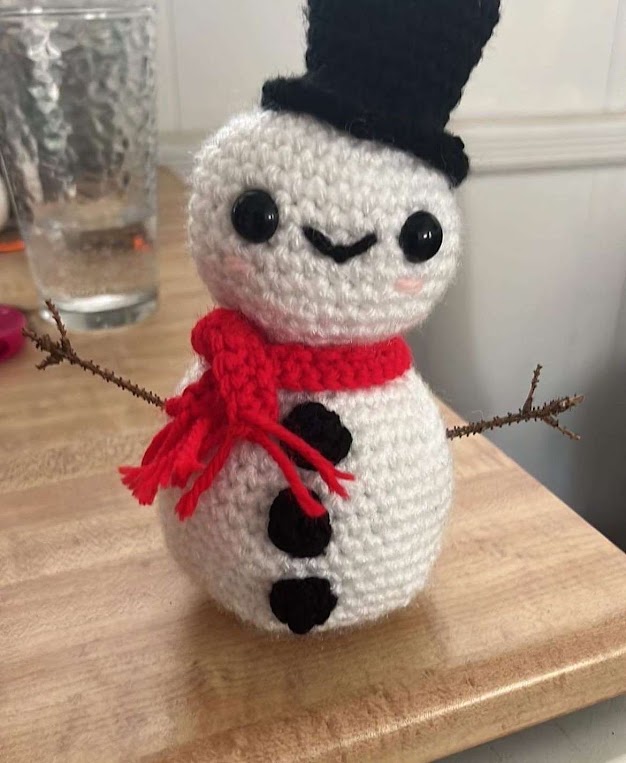 Brenna Maklary’s crocheting career tends to spike within the months of the holiday season, as people are consistently looking for house decor to fit the season. (Courtesy of Brenna Maklary)