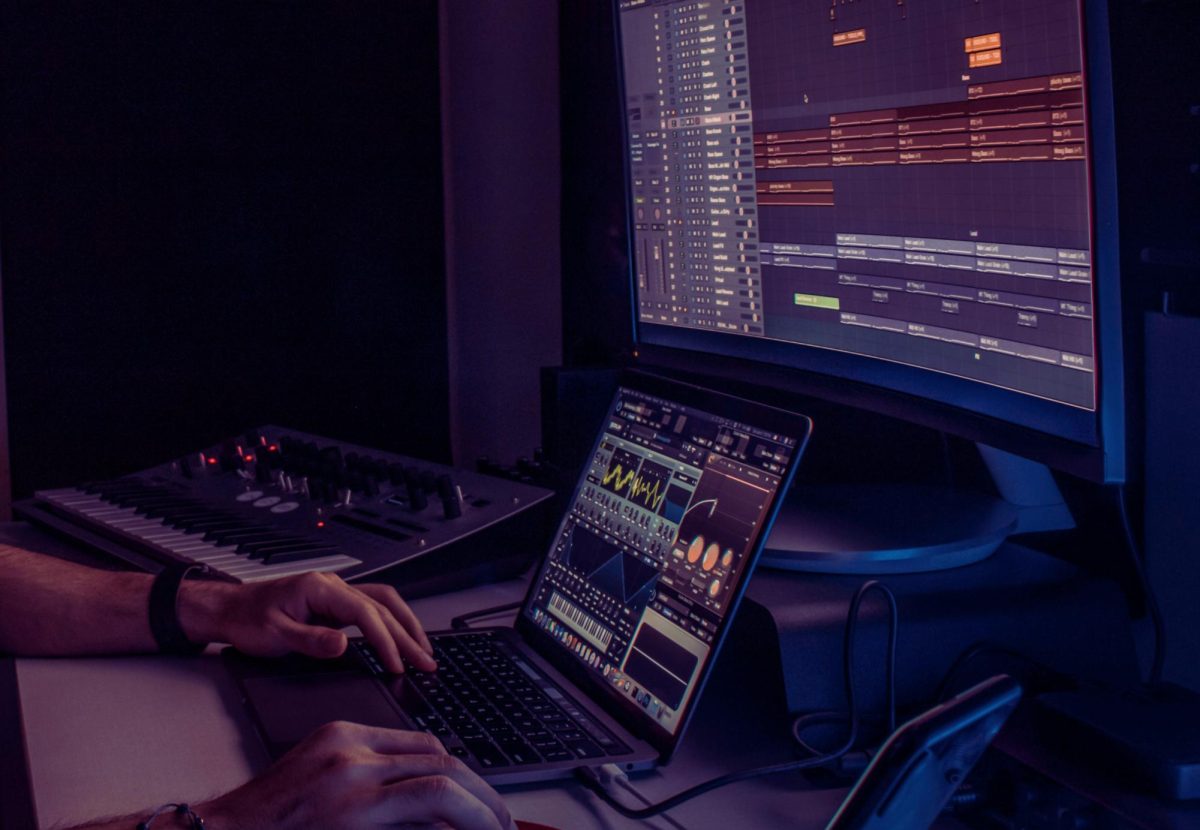 An image of FL Studio, a music-making software commonly used in the gaming industry is the main way composers create music for video games using digital instrument plugins and mixing everything in one massive program. FL is also used for help creating music like pop and rap music.