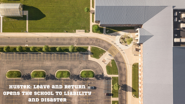 Leave and return opens Nonnewaug High School up to liability. (Unsplash)