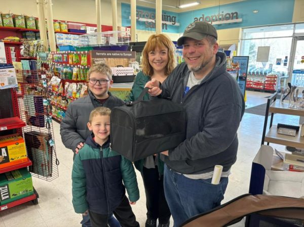 Libby the cat finds her forever home through an adoption event held at Petco in Brookfield by Wells Valley Cat Rescue, an adoption program that occurs most weekends. (Courtesy of Wells Valley Cat Rescue)