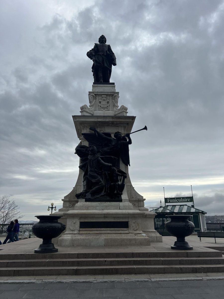 Samuel de Champlain, who founded Quebec in 1608, has a large statue dedicated to him, despite there being something a little strange about it. Champlain's body is not able to be excavated due to infrastructure laws within the city, so they used the face of a future thief as a reference for the statue. 
