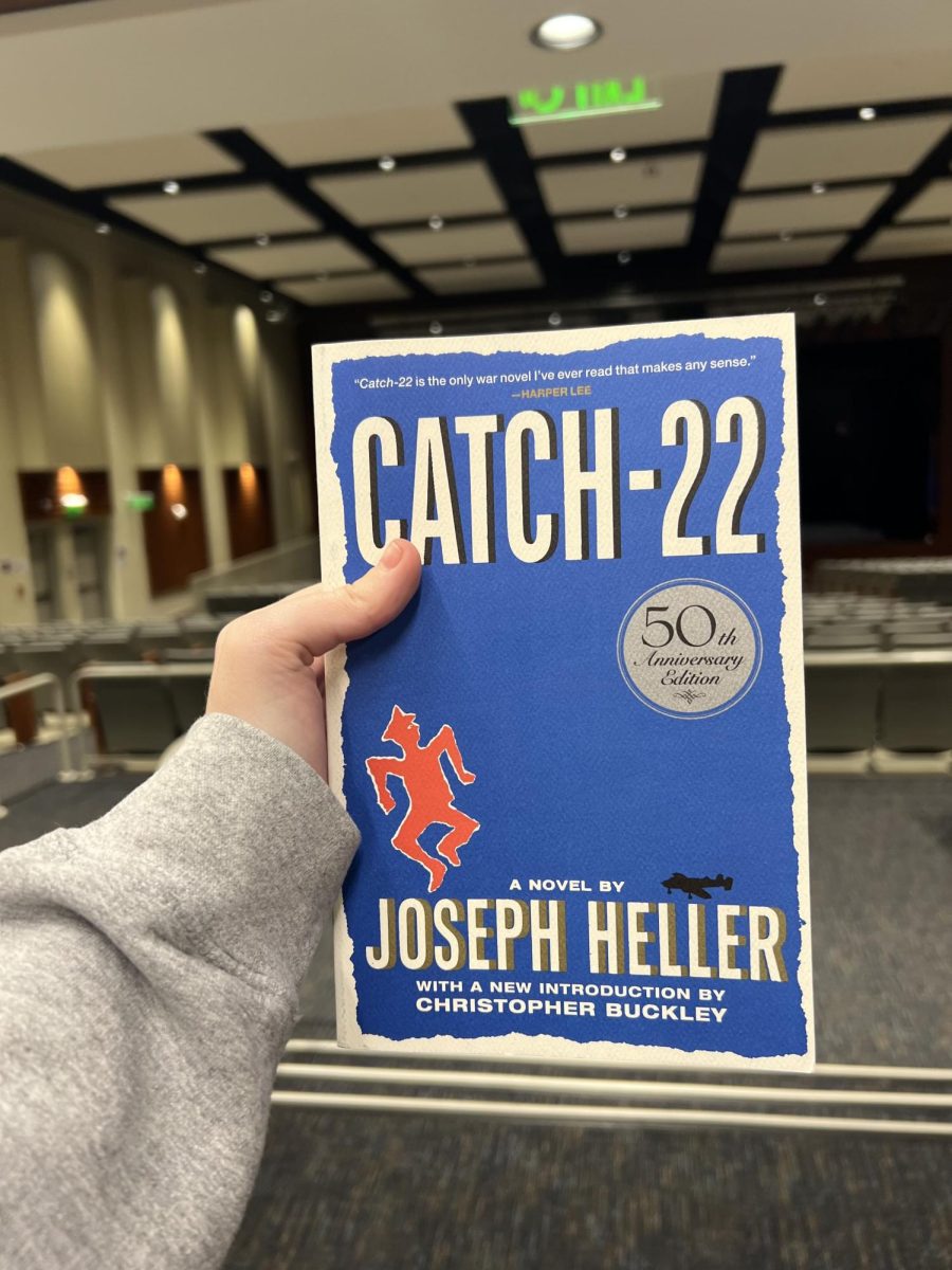 Catch-22, a satirical war/dark comedy book, though it hasn't been banned as much as some other books. However, one of its bans was apparently controversial enough to result in a lawsuit. In 1972 in Strongsville, Ohio, the book was banned due to its inappropriate language. 5 different families sued the school board to the point of bringing it to the sixth circuit court of appeals. It was ruled that the school district could control its curriculum, a decision that was overturned in 1976. 