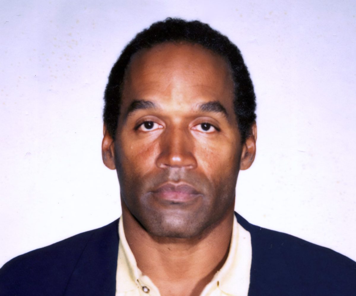 O.J.+Simpson+poses+for+a+mug+shot+after+his+arrest+for+the+murders+of+his+ex-wife%2C+Nicole+Brown+Simpson%2C+and+Ron+Goldman.+Although+Simpson+was+acquitted+of+the+murder+charges%2C+the+case+ruined+Simpsons+reputation+and+ignited+controversy+throughout+the+country.+%28Courtesy+of+the+Los+Angeles+Police+Department%29