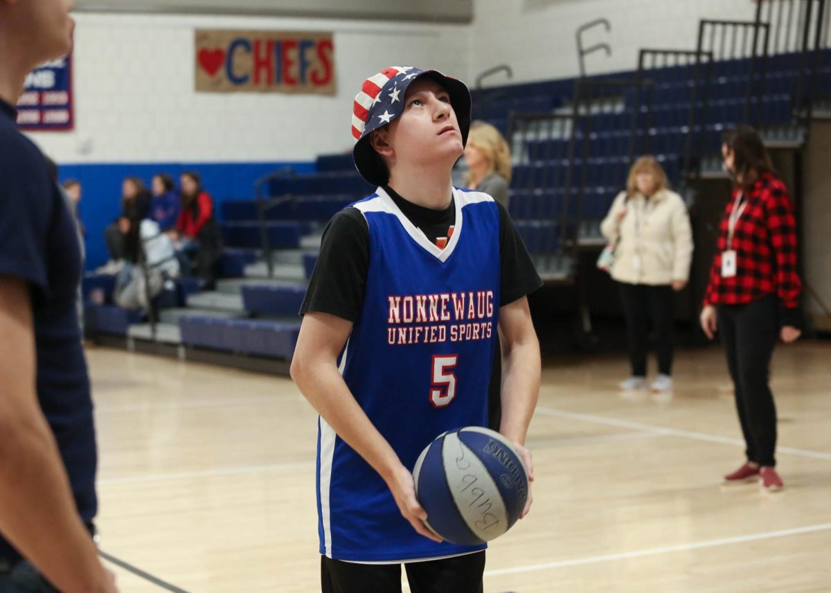 Veteran team member Logan Grant has been one of Unified Basketball's key team members throughout his tenure. This season, Grant and his teammates will navigate a challenging winter schedule against local rivals. Photo credit: Contributed 