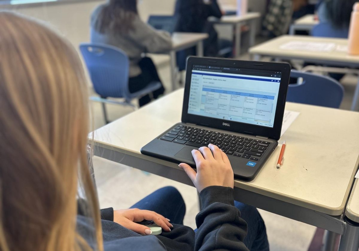 Keira Zupan checks PowerSchool consistently to check her schedule. She, along with many other students, get upset when they can’t see an updated schedule.