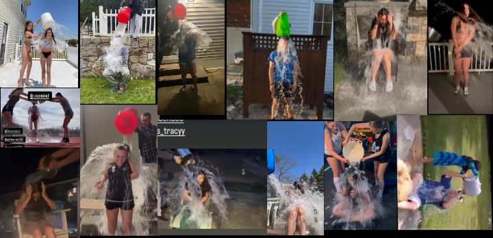 The Speak Your Mind Challenge is the latest iteration of the ice bucket challenge. (Screenshots of contributed videos)