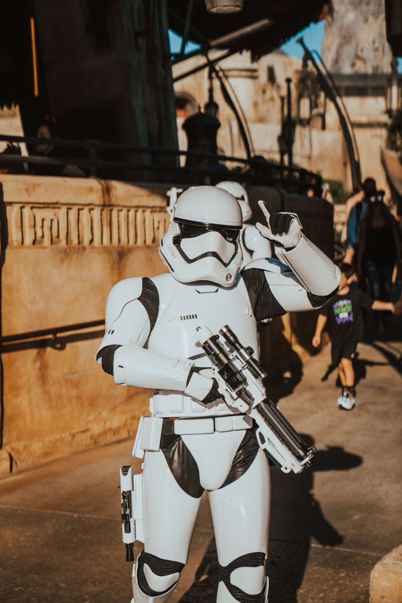Storm Trooper from Star Wars, Disneyland California.