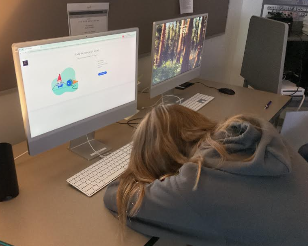 Flynn Amodio, a sophomore trying to do work in his video production class but Securely blocks his work. Securly is making doing work in the Multi Media classes very hard as it blocks all the websites needed for projects.
