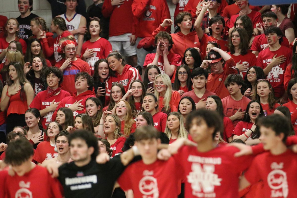 It's common for students to expect to pay $6 for entry into most on-campus sporting events. Last month, NHS ran a $1 promotional ticket option that led to a larger than usual student section. (Photo Credit - Noreen Chung)