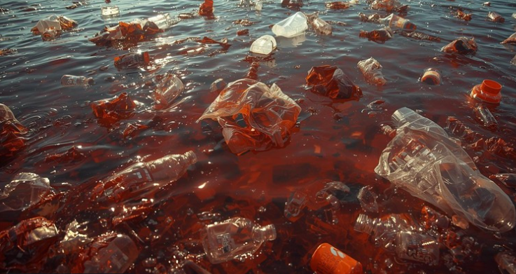 There’s a consequence to the metric tonnes of trash that the world adds to the planet’s oceans. Fortunately, students at Nonnewaug are learning about the power of conservation and the steps necessary to preserve the planet. (Photo Credit - Canva AI)