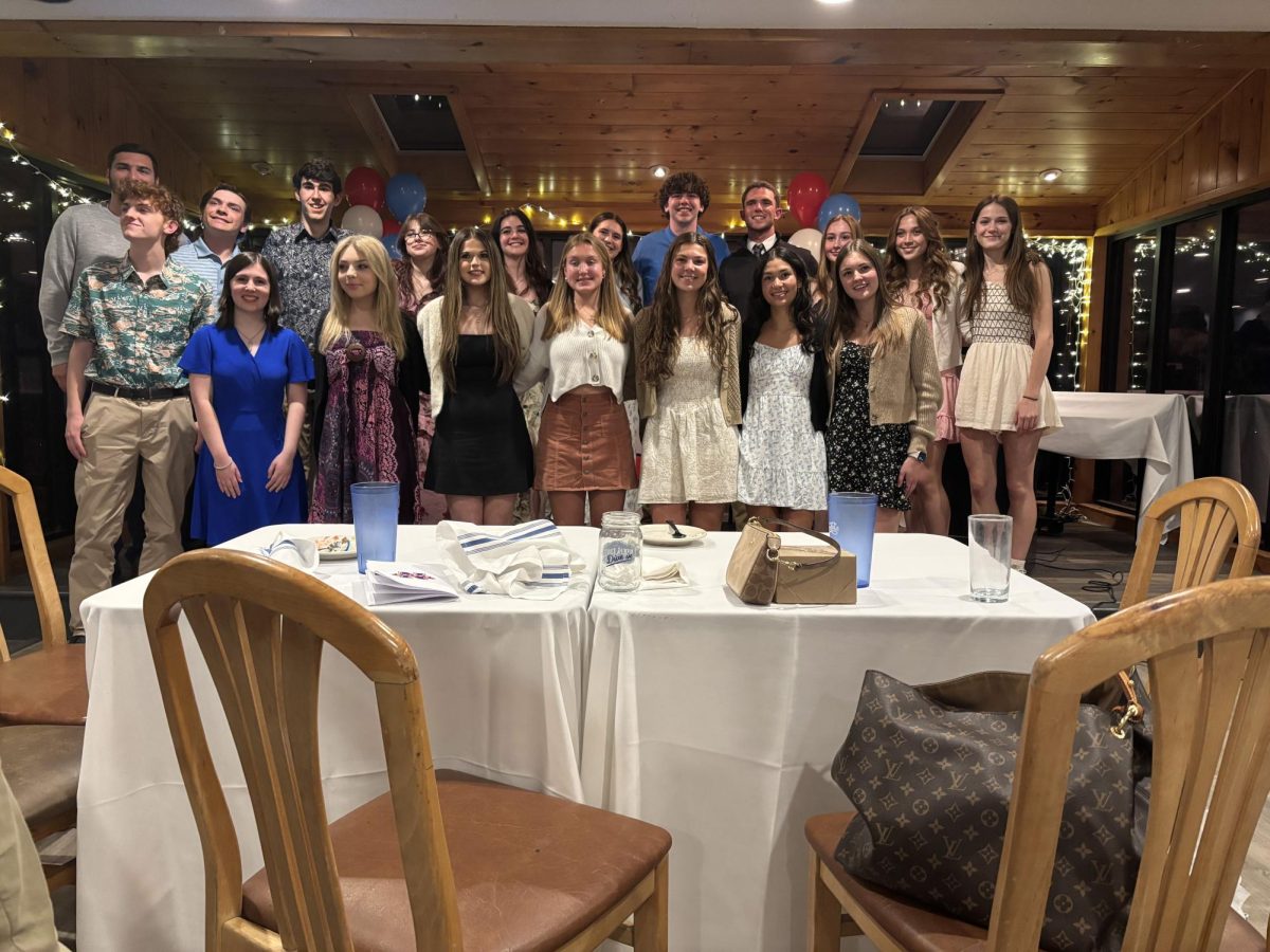 The NHS class of 2026 poses for a picture at their banquet on April 32rd. The banquet was used as a way to celebrate all of their hard work.