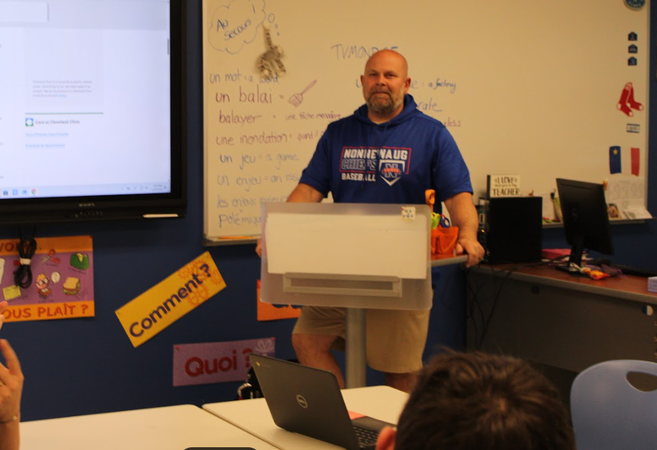 NHS faculty member Ryan Campanario has the unique experience of teaching this year's senior class while also having taught them when they were elementary school students.