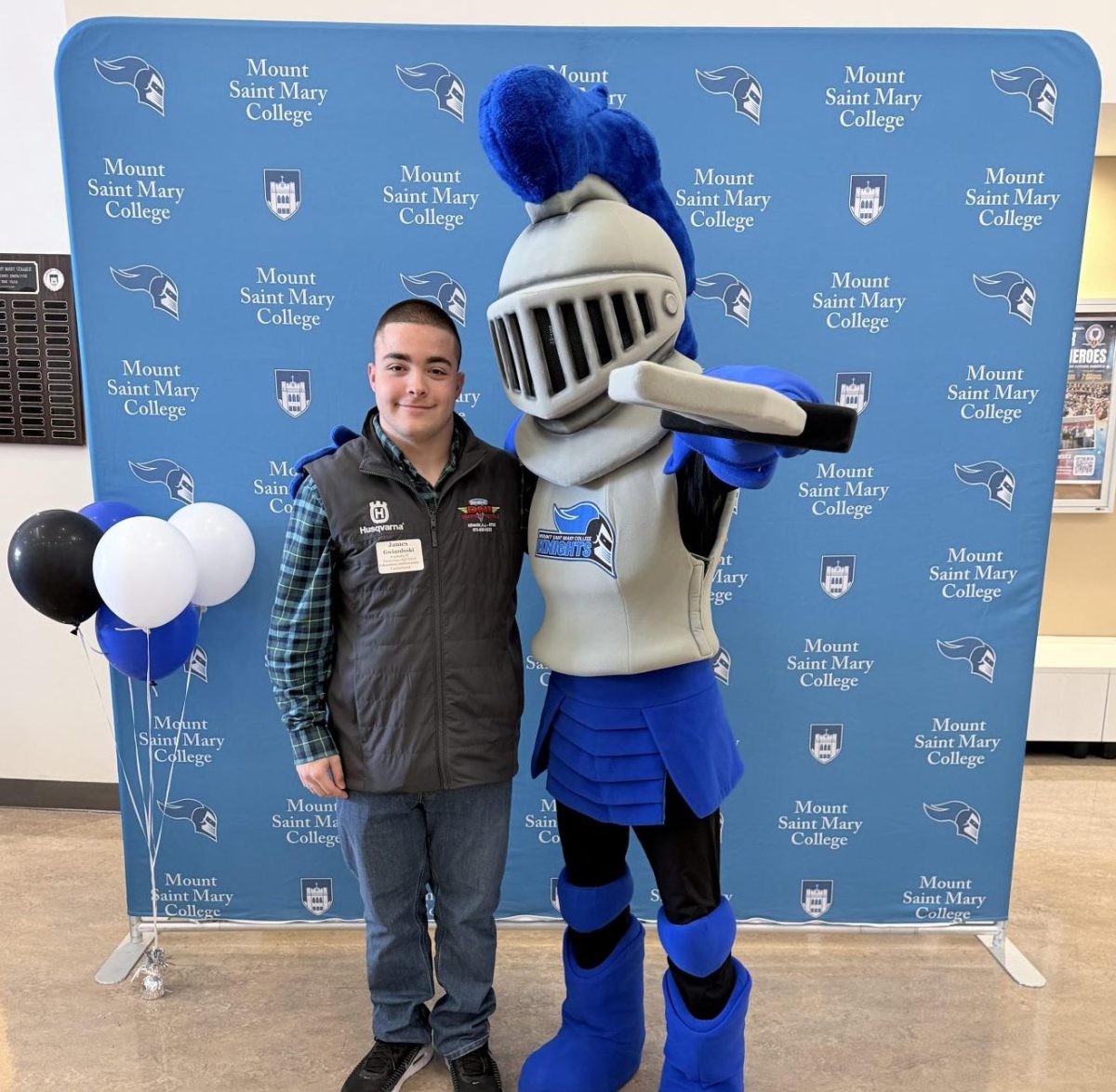 NHS senior James Gwiazdoski committed to Mount Saint Mary College (Newburgh, NY) this spring. Gwiazdoski is one of the many NHS seniors that had committed to post-secondary colleges and programs for next year. (Photo Credit - Contributed) 