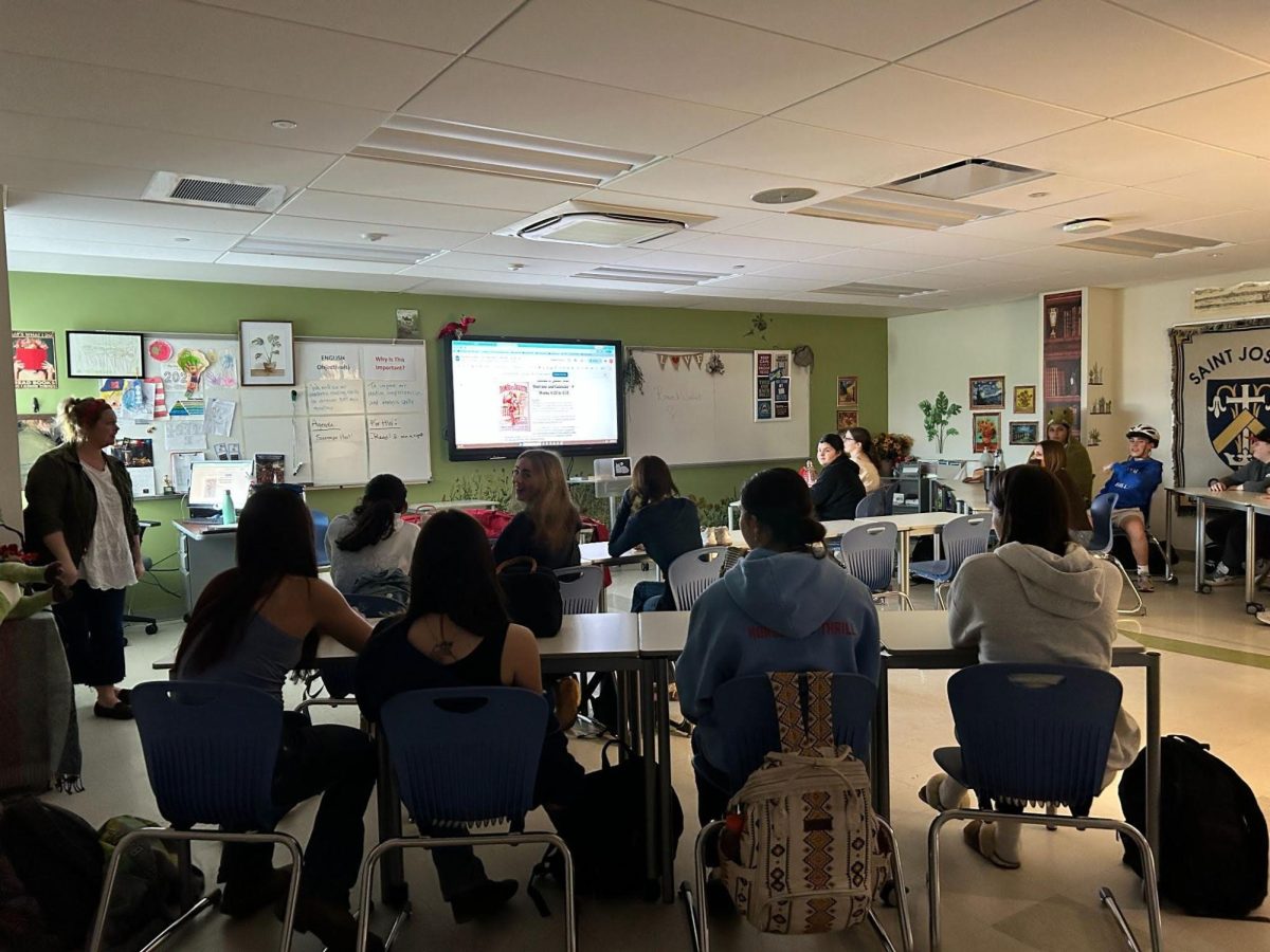 Rebeca Gambardella’s freshman English class learns about Romeo and Juliet. 
